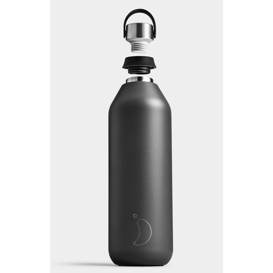 Chilly's Series 2 Insulated Bottle 1L Abyss Black image 1