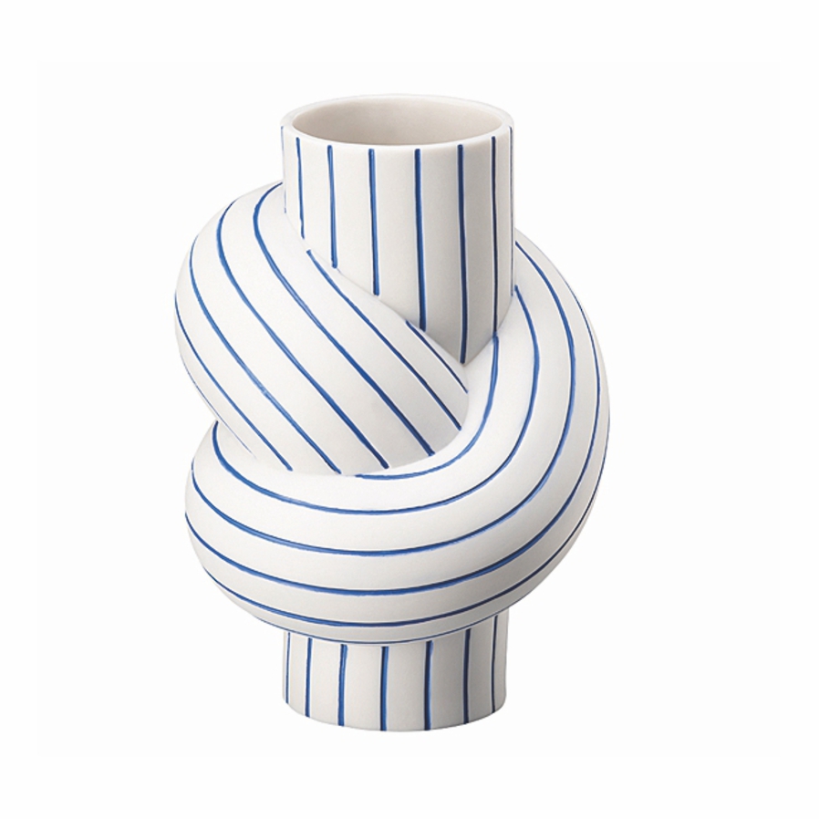 Rosenthal Node Stripes Blueberry Vase 12cm image 0