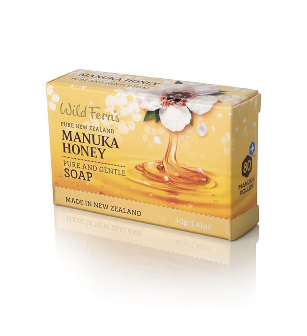 Wild Ferns Manuka Honey Pure and Gentle Soap - 40g Guest Soap image 0