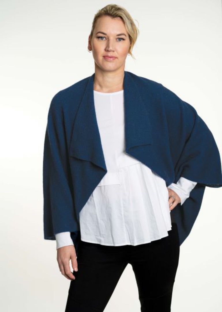 Koru Knitwear Jacket, NZ Made, 50% merino lambswool,40% possum,10% silk