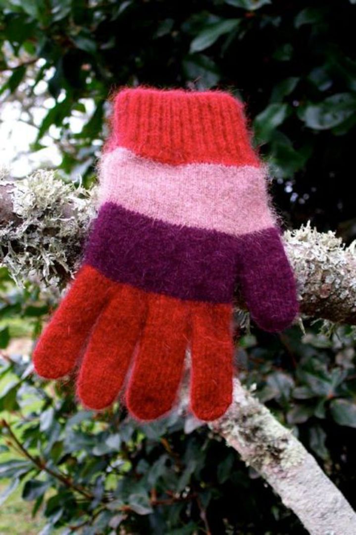 Cosy Kids Childs Striped Glove image 1