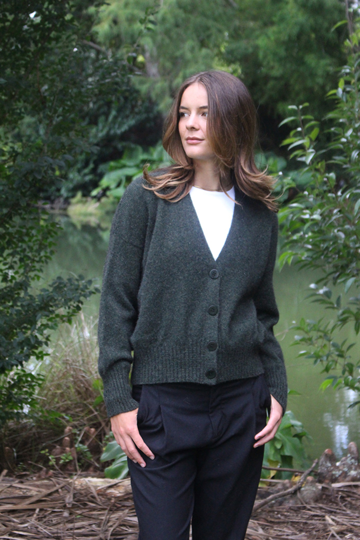 Lothlorian Womens Knitwear,Possum Merino,Pearl knit,NZMade