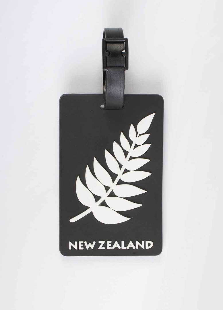 Luggage Tag of New Zealand - Silver Fern image 0