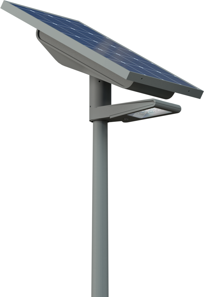 LEDSOLAR-COMBI1 kits | 20W Solar Streetlight with or without 5m Pole image 1