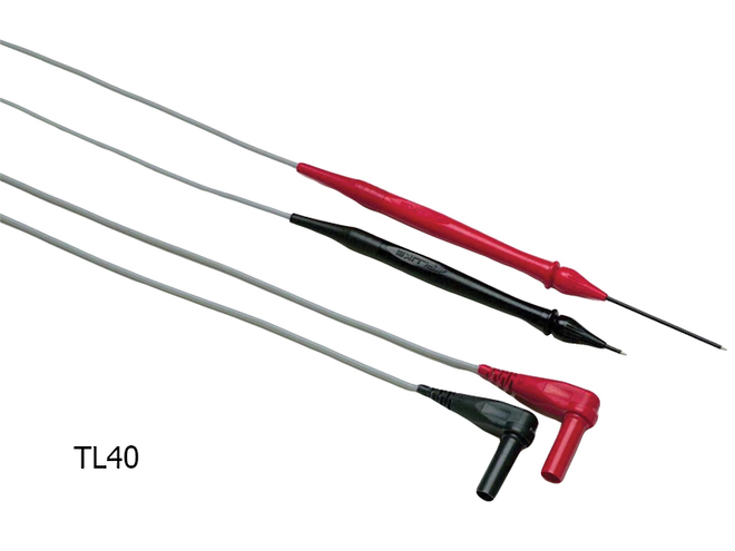 Retractable PVC Tip Test Lead Set,adjustable length Red+black !! 