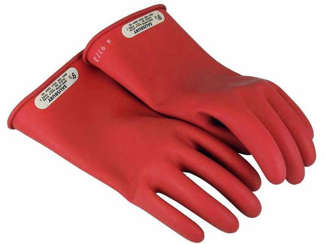 Class 00 Rubber Insulating Gloves - Up To 500V image 0