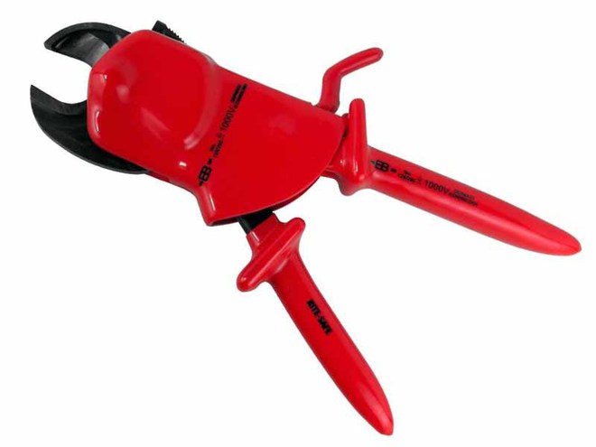 1000V Insulated Ratchet Cable Cutters image 0