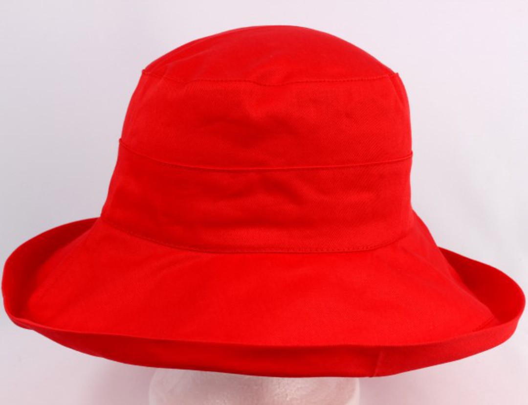 Classic cotton noosa hat red Code:HS/5600 -10 COLOURS image 0