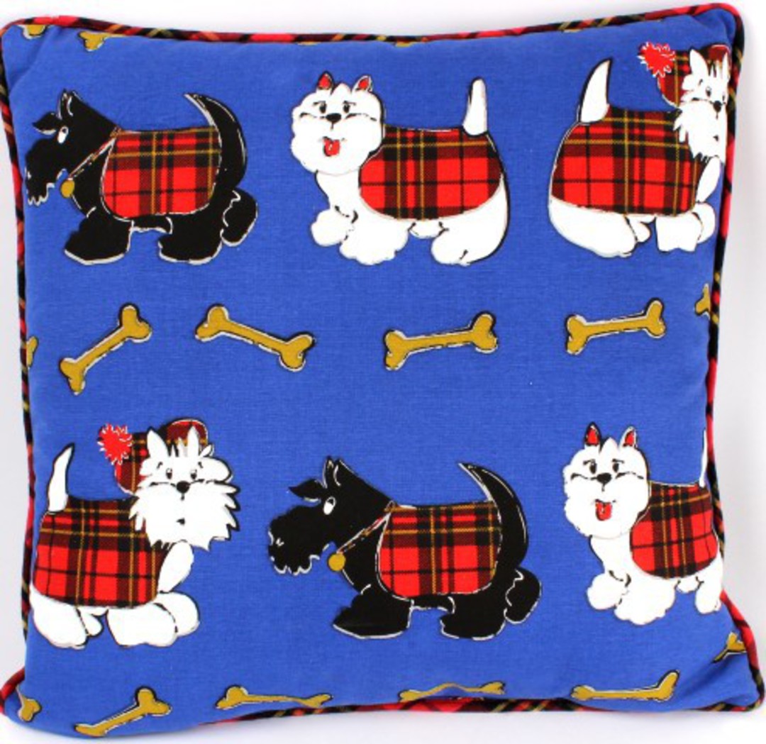 Cushion filled  Scottie Dog CUS-SD CLEARANCE image 0