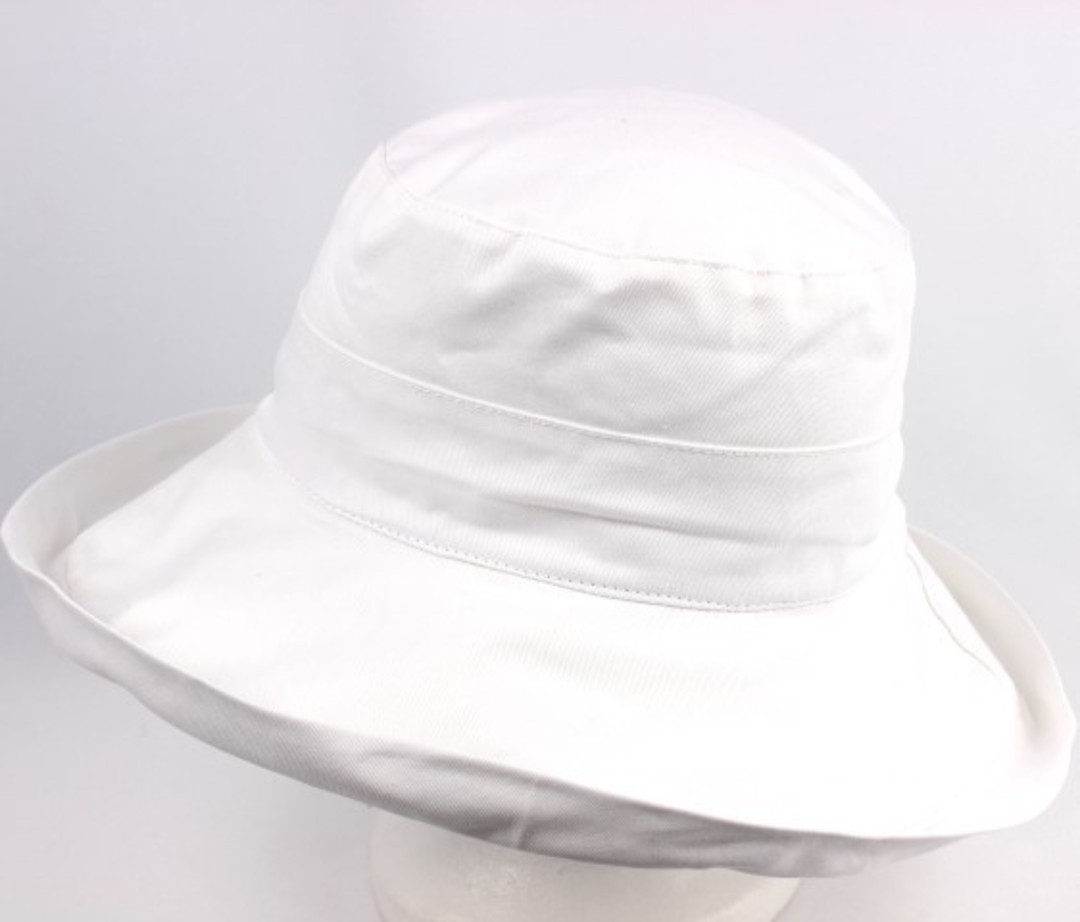 Classic cotton noosa hat white Code:HS/5600 - 10 COLOURS image 0