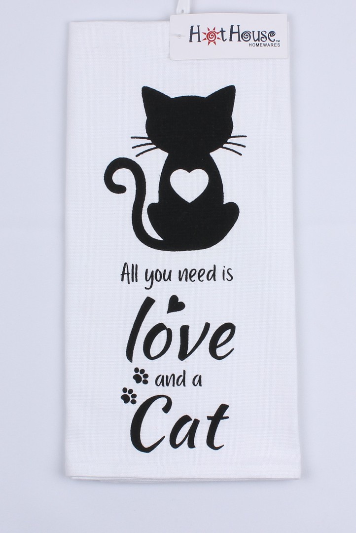 Cats tea towel. Code: TT-FS/CAT image 0
