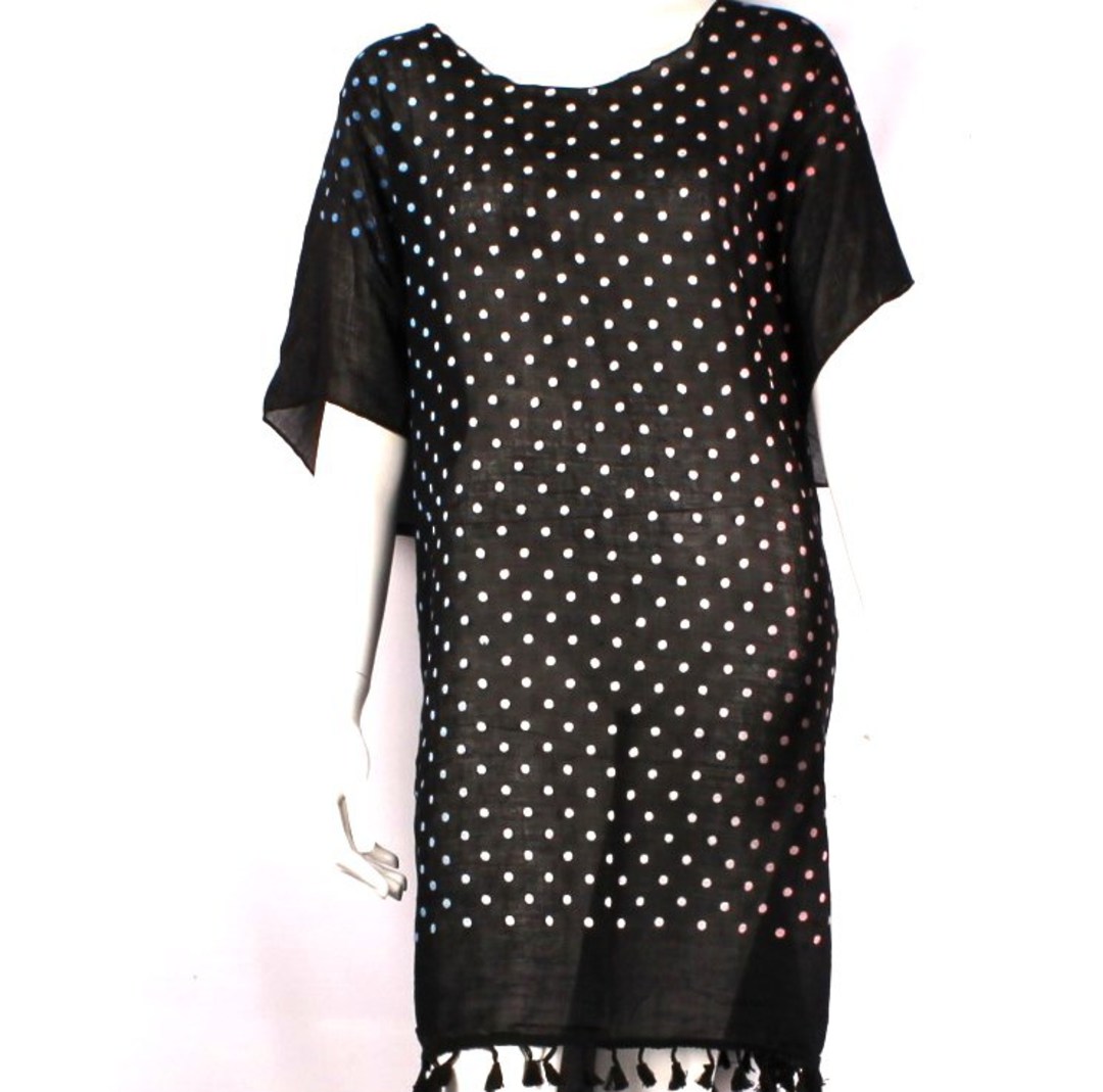 Alice&Lily pink multi spot caftan Style: SC/4457/PINK image 0