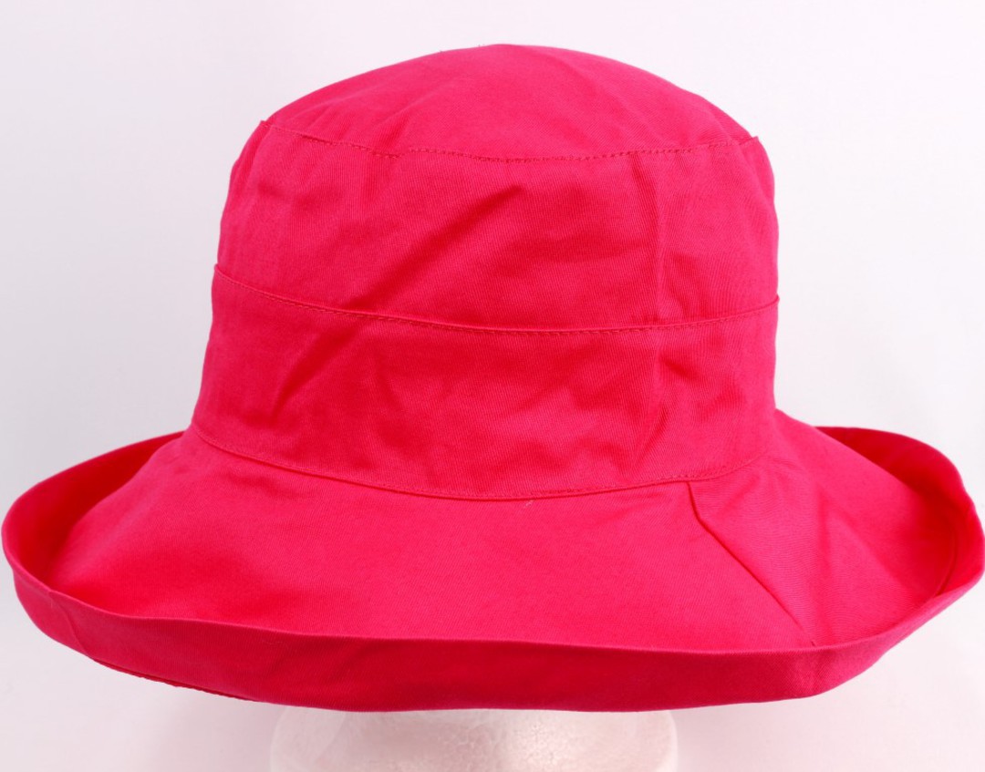 Classic cotton noosa hat hot pink Code:HS/5600- 10 COLOURS image 0