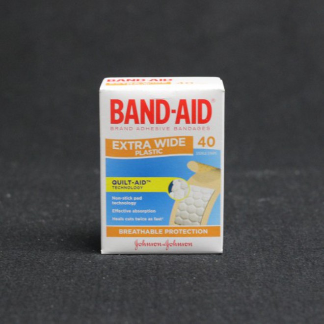 Bandaid Wide Plasters 40's image 0