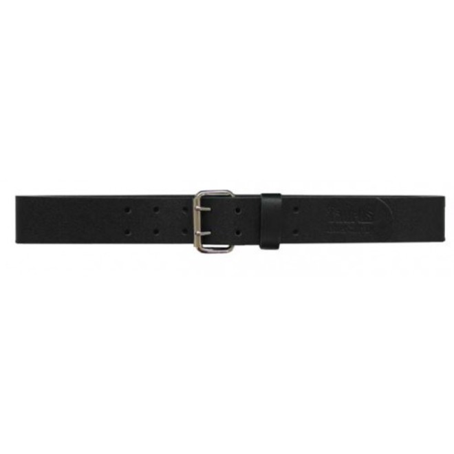 50mm H/Duty Black Leather Belt image 0