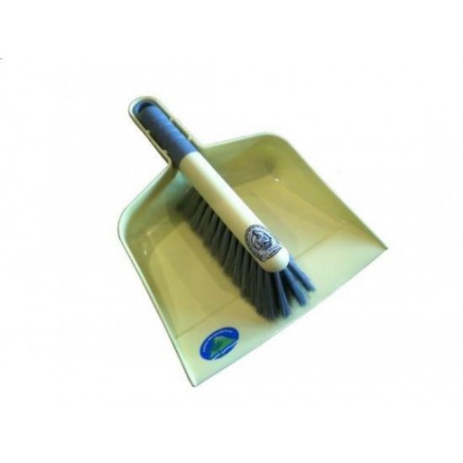 #120 Plastic Brush & Pan Set image 0