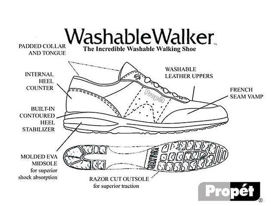 propet washable walker w3840