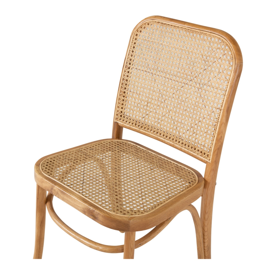 Matai Oak Chair Rattan Seat image 4