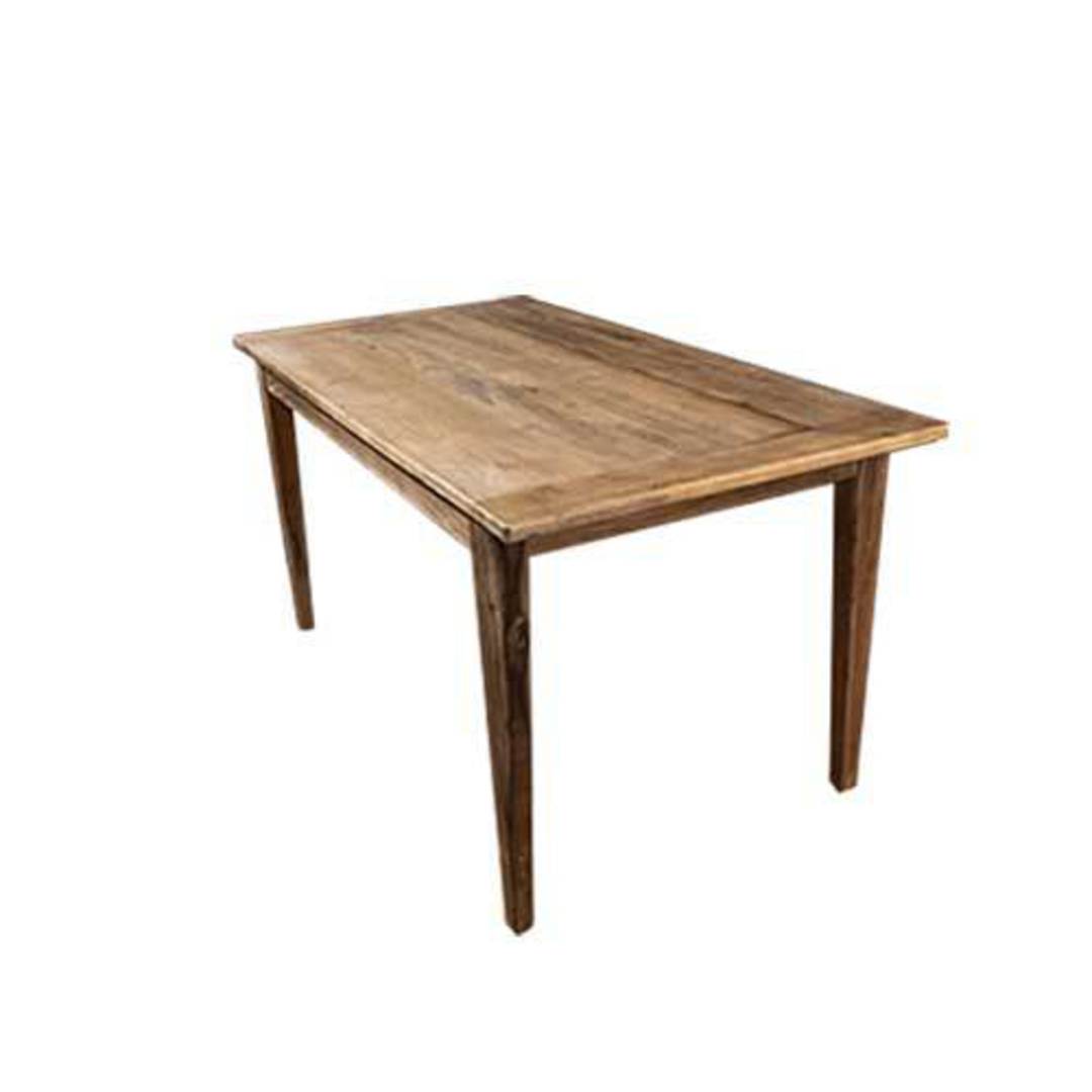 French Dining Table Reclaimed Elm 1.8M image 2