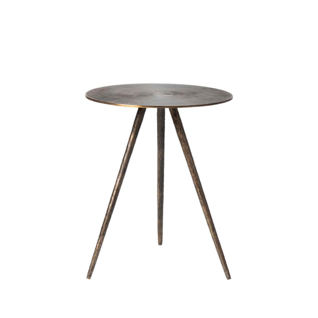 Melbourne Side Table Antique Brass | Urbano Interiors