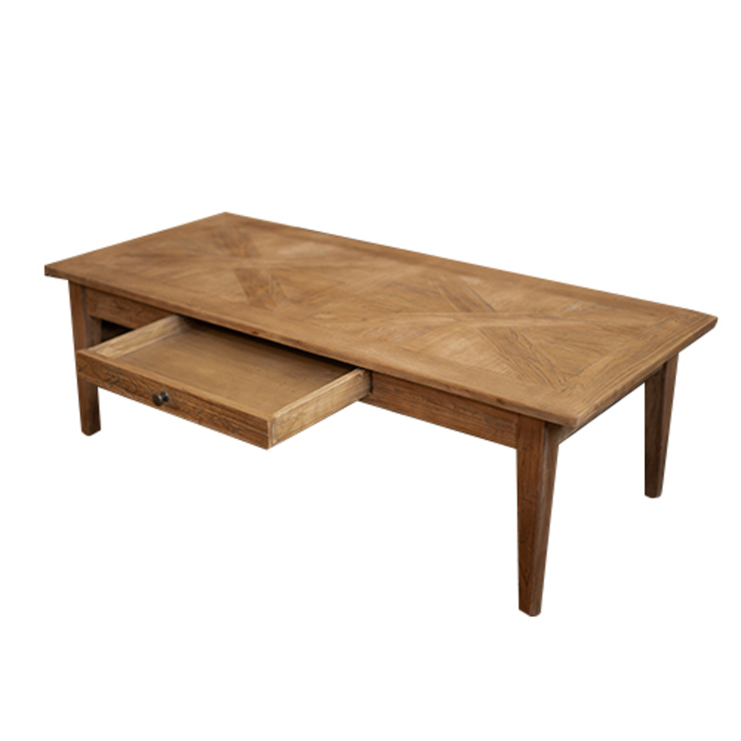 Elm Parqueterie 1 Draw Coffee Table image 3