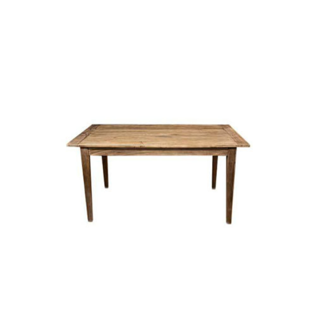 French Dining Table Reclaimed Elm 1.8M image 0