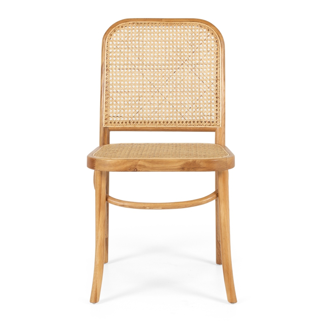 Matai Oak Chair Rattan Seat image 3