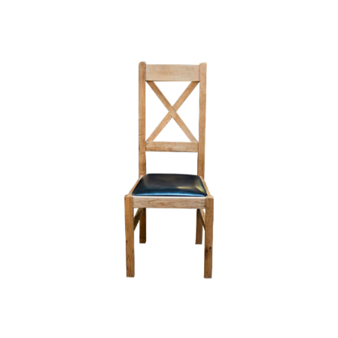 Oak Double Extension Table Parquet Top 3.5m + 12 Chateau Leather Chairs Set image 12