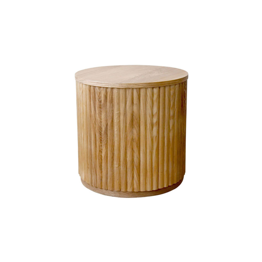 ribbed bedside table