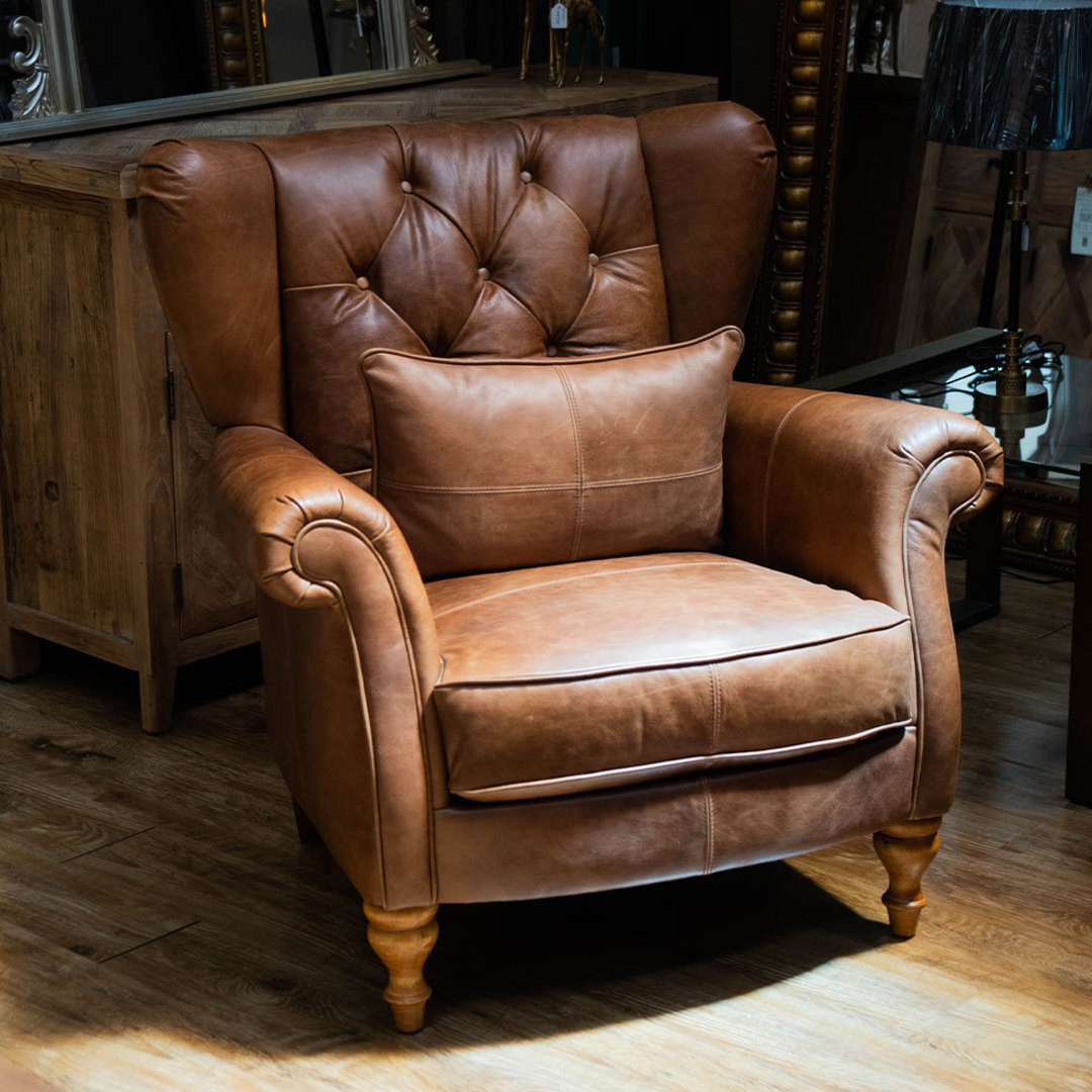 A&J Abraham Wing Back Chair image 1
