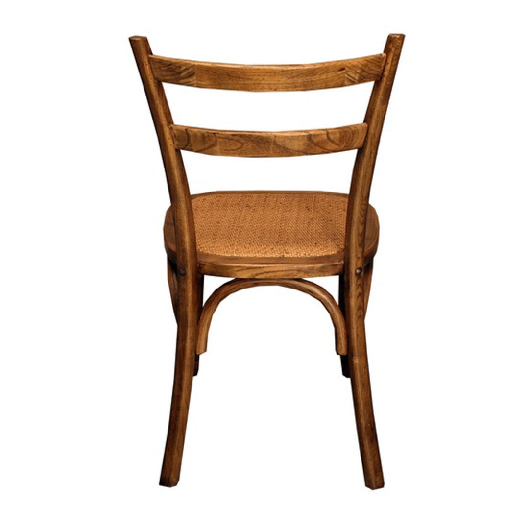 Slat Back Bentwood Dining Chair Antique Oak image 3