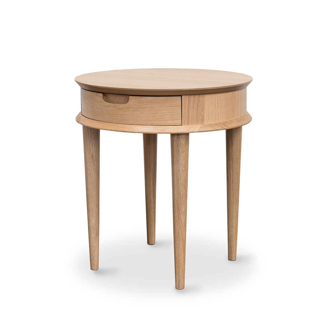Oslo Lamp Table with Drawer image 1