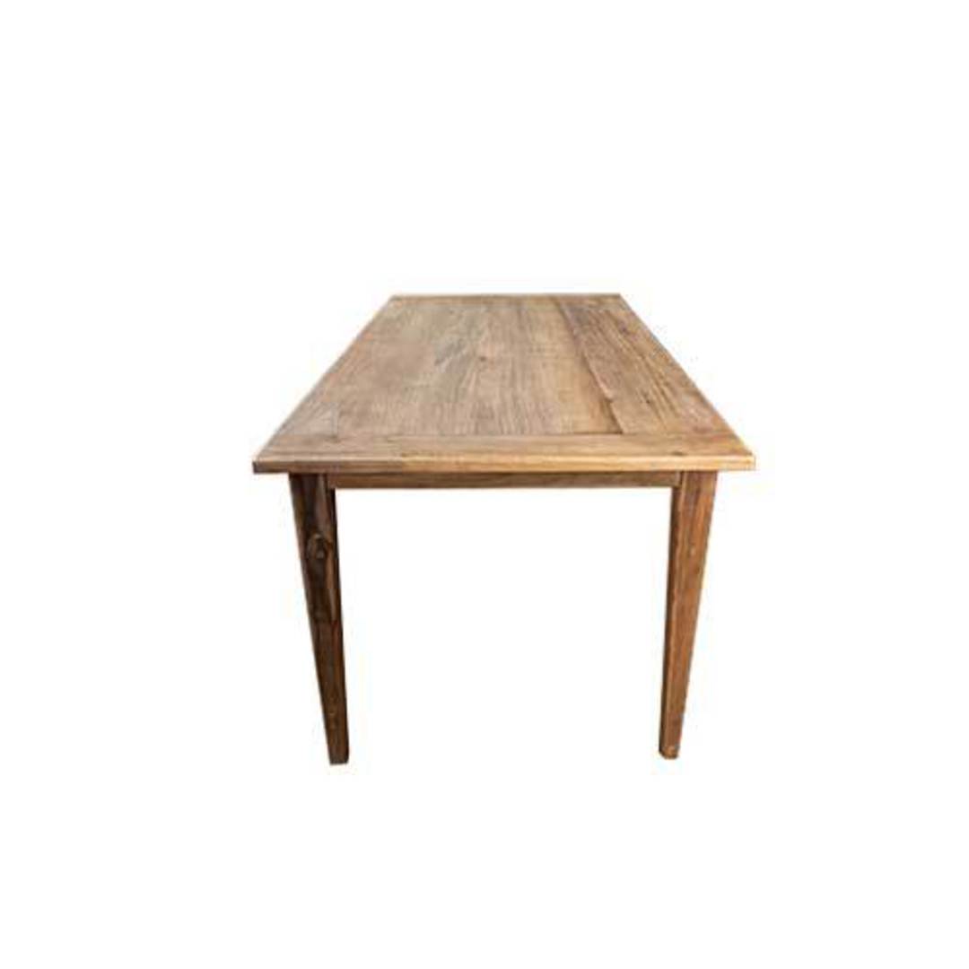 French Dining Table Reclaimed Elm 1.8M image 1