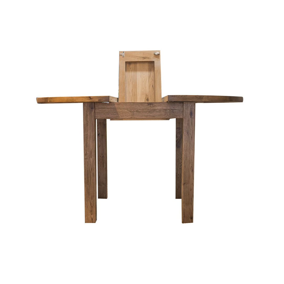 Oak Extension Round Dining Table 106cm image 2