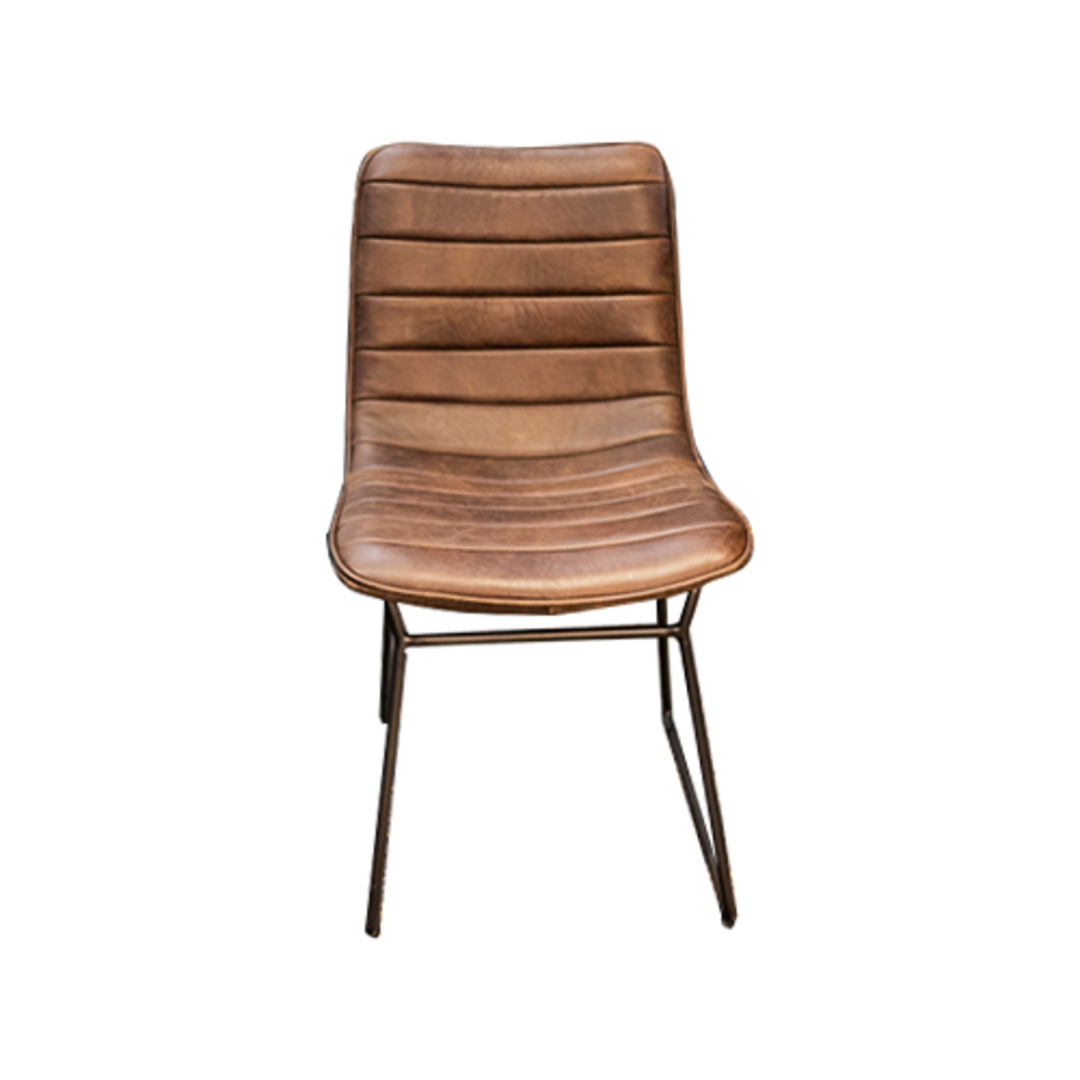 Oak Dining Table 220cm + 5 Amalfi Leather Dining Chair + Oak Bench Set image 4