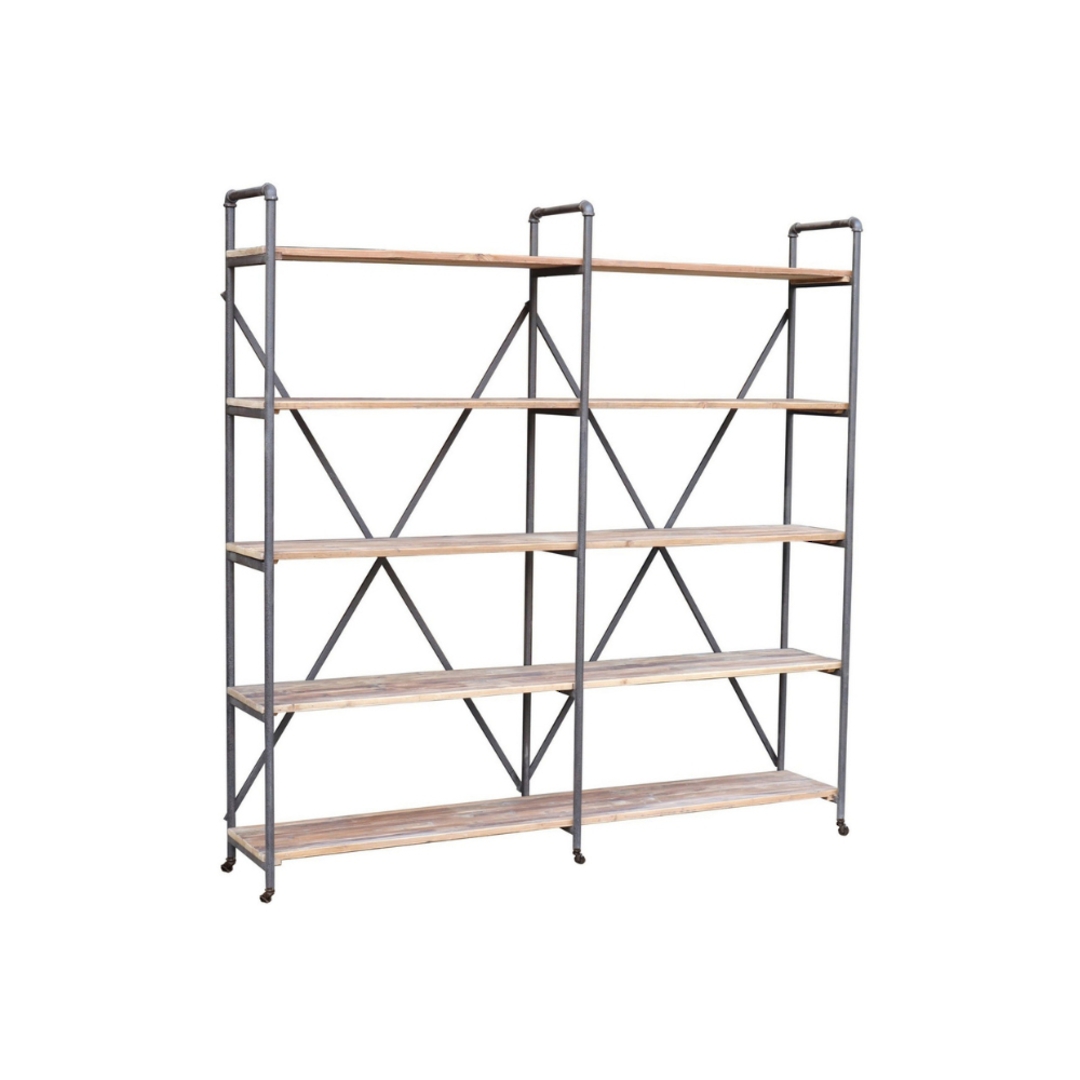 Industrial Wall Unit Open Shelves 200cm | Urbano Interiors