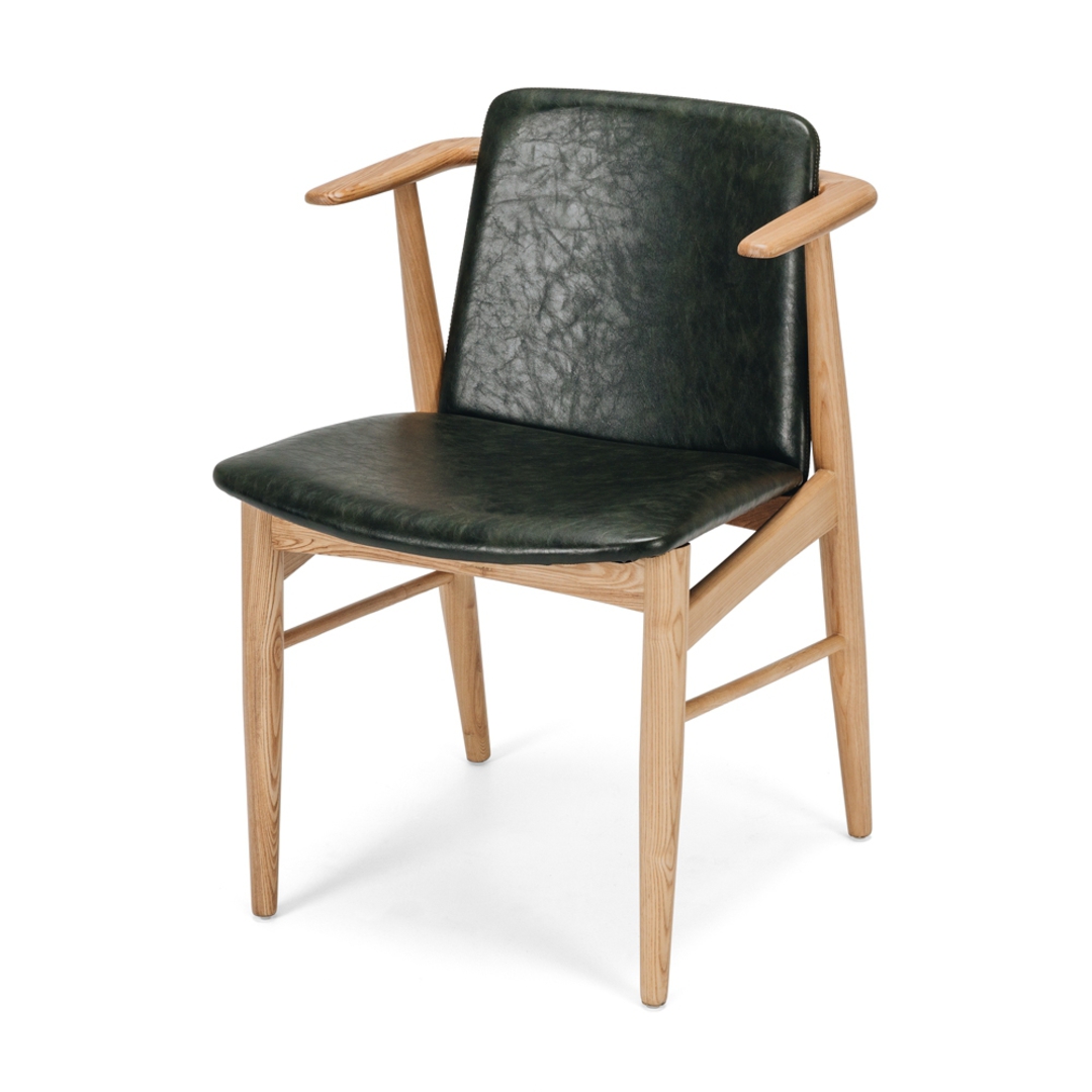 Flores Chair Vintage Black PU image 1