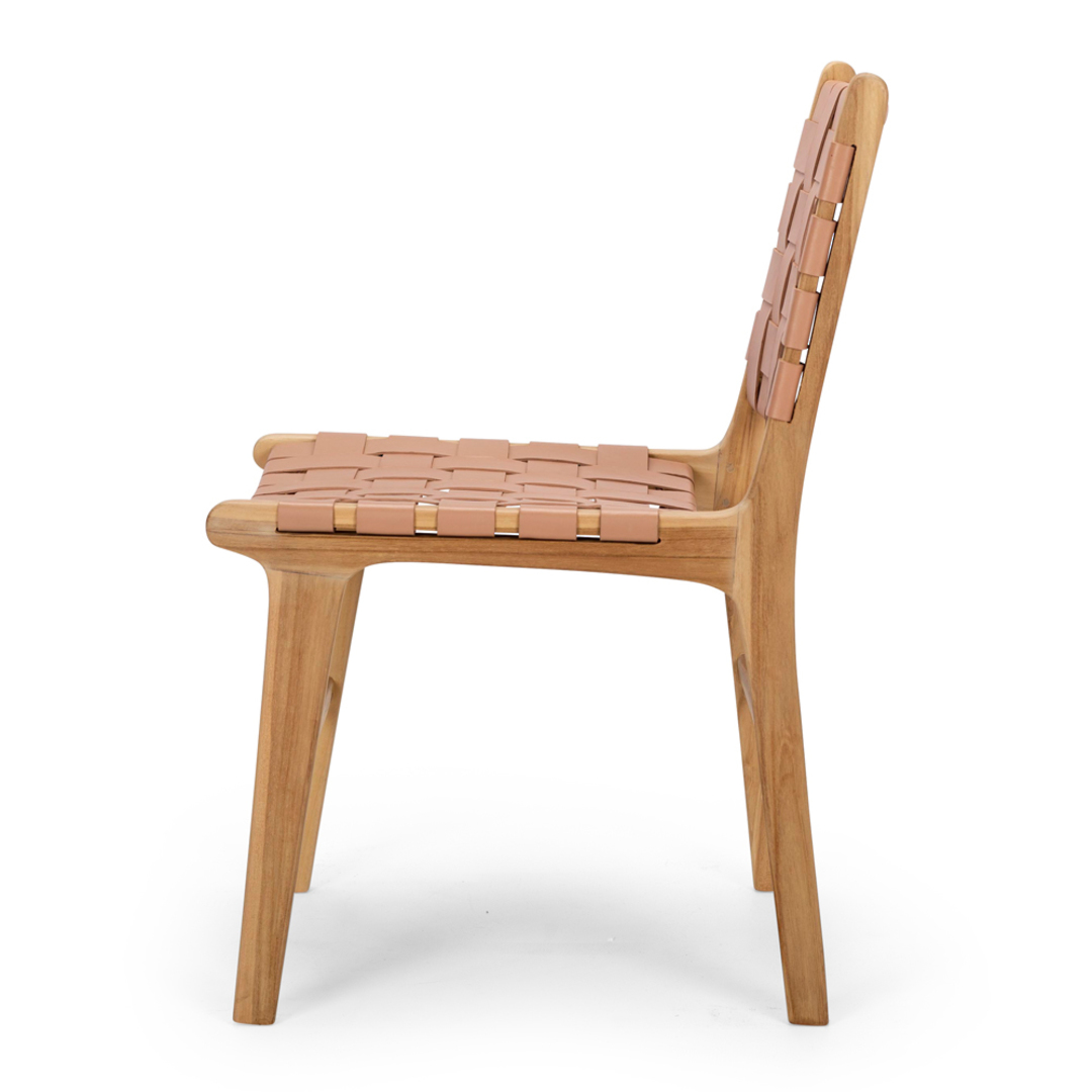 Indo Woven Dining Chair Plush image 1