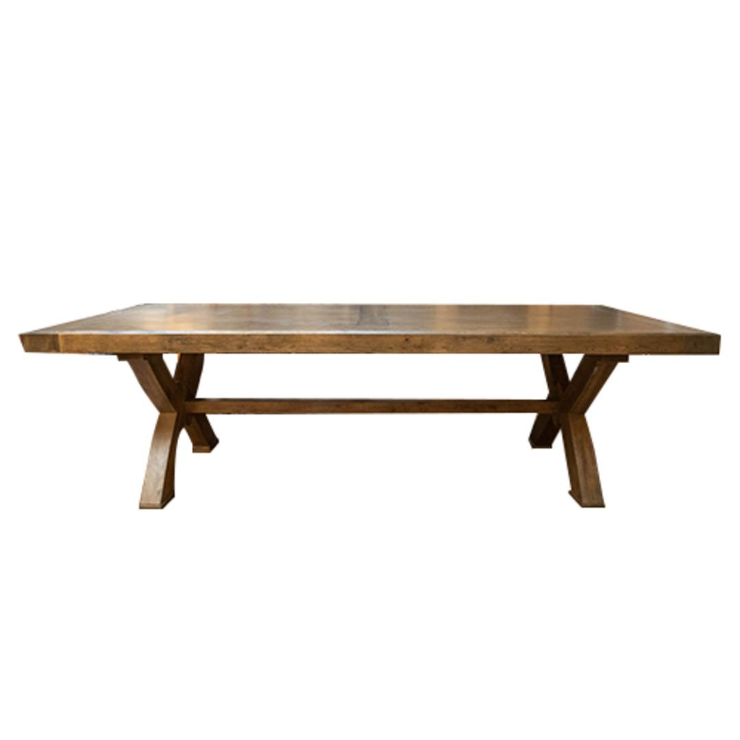Chateau Dining Table Antique Dark Oak 2.6m image 2