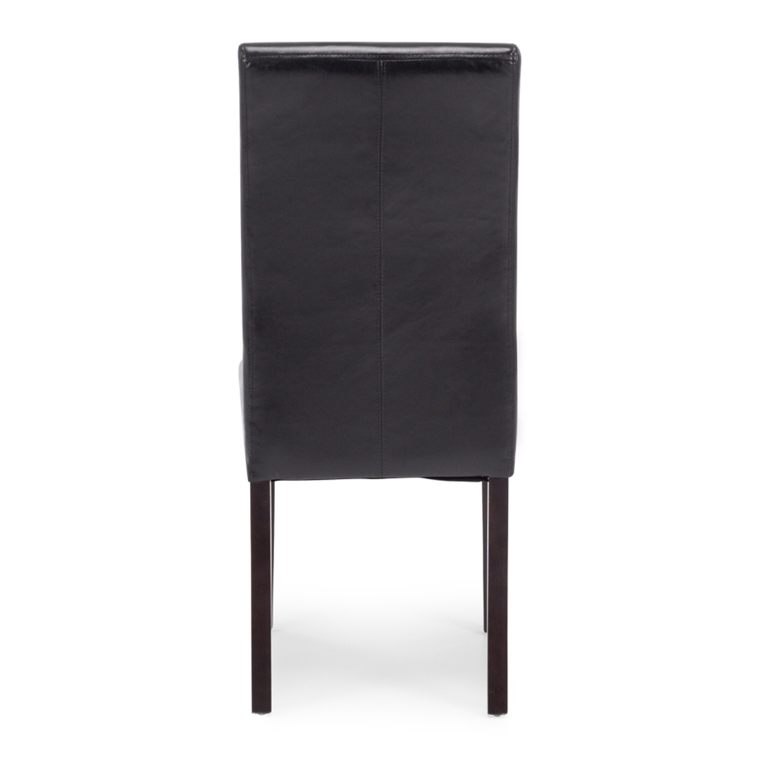 Vienna Black Chair Dark Leg - Urbano Interiors