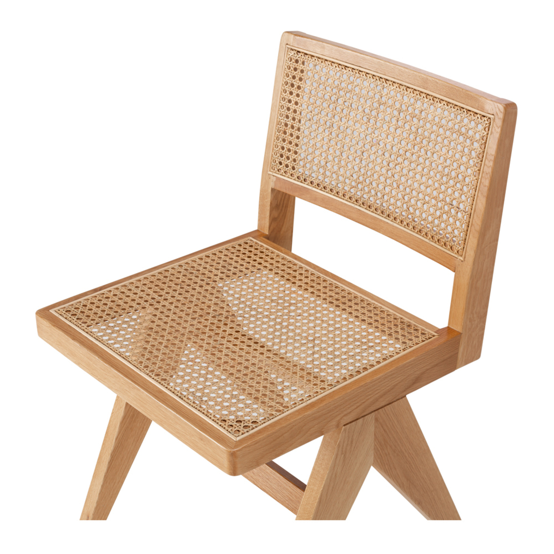 Palma Chair Natural Oak Rattan Seat image 4
