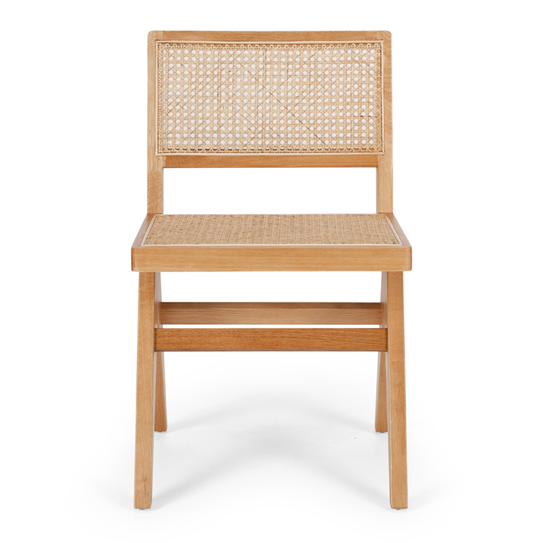 Palma Chair Natural Oak Rattan Seat image 3