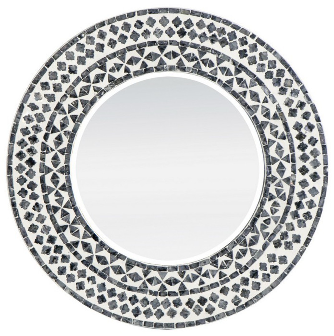 Capiz Round Mirror 61cm image 1