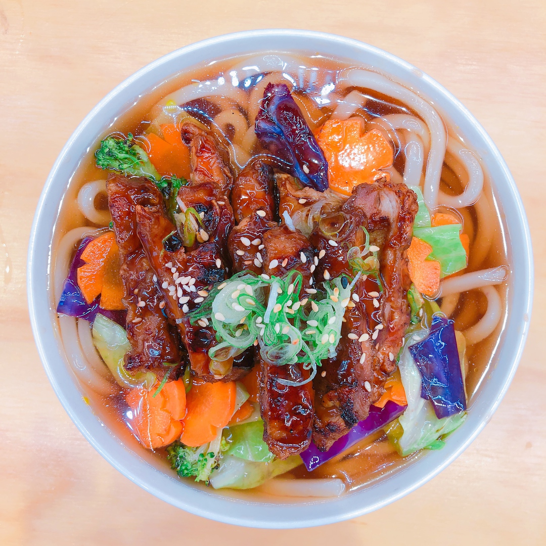 Crispy Chicken Udon (Soup) U Sushi Ellerslie