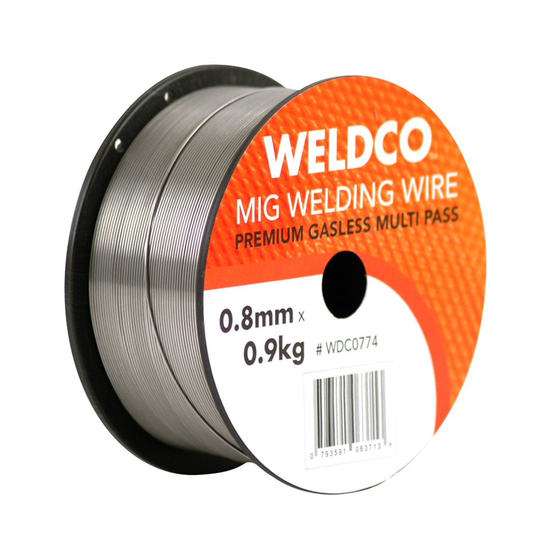 Weldco MIG Welding Wire - Gasless Multi Pass – 0.8mm x 0.9kg image 0