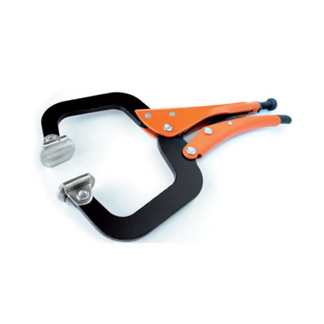 Grip-On 165mm Locking C Clamp with Swivel Pads image 0