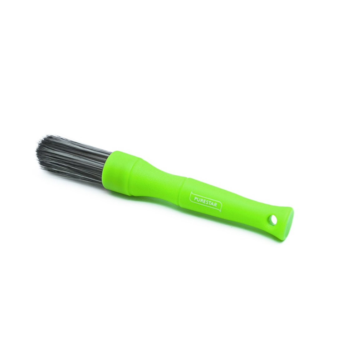 Purestar Detailing Brush Neon Green (Short Handle) image 0