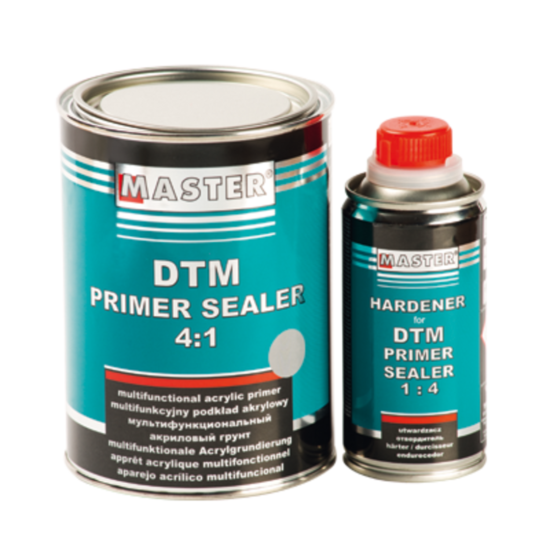 Troton Master 2K Direct to Metal Primer Sealer  4:1 Gray 0,8L and Hardener 0,2L image 0