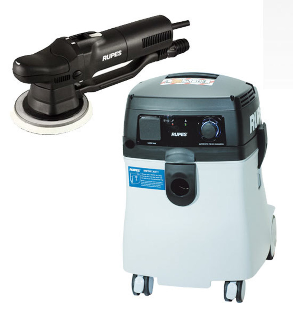 RUPES New Generation Dustless Sander Vacuum Combo RUS145EL and RUBR109AES COMBO 2 image 1