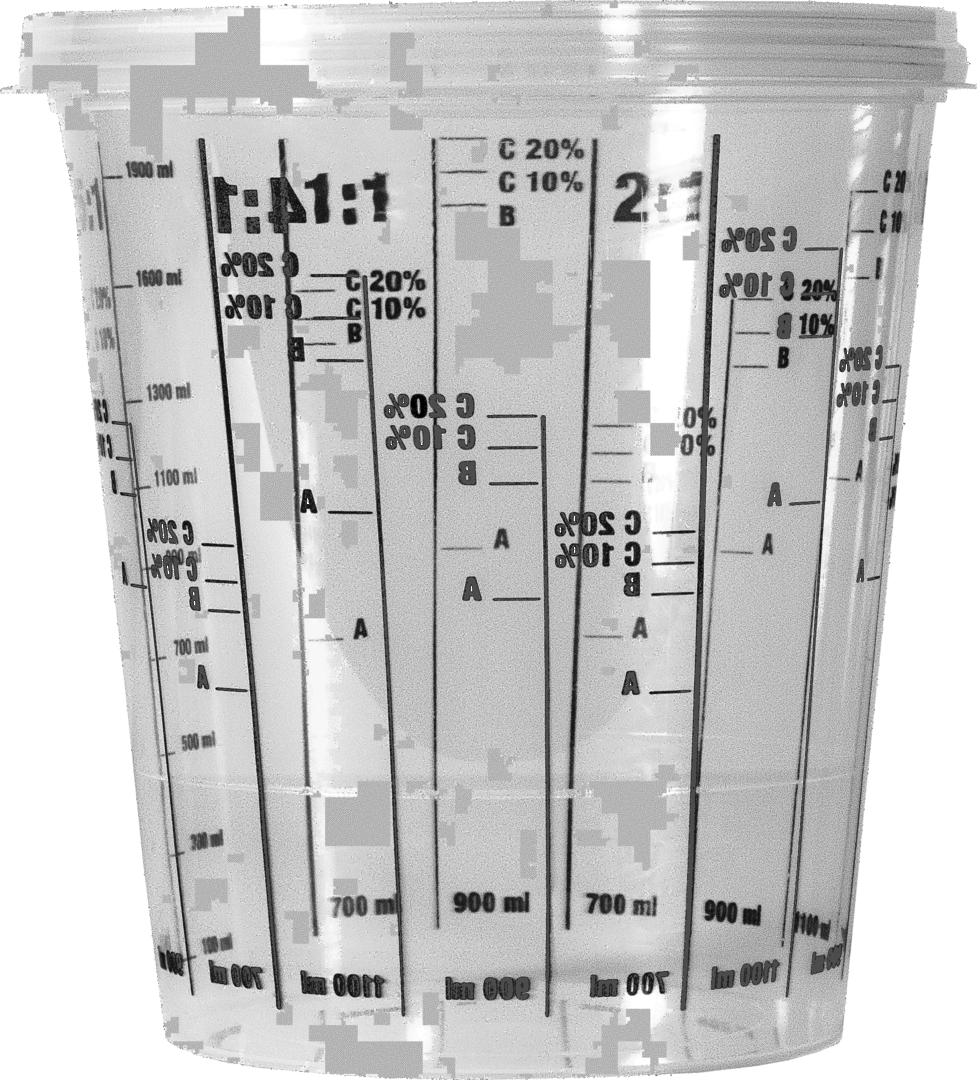 PAINT MIXING CUP - 1300ML, VELOCITY